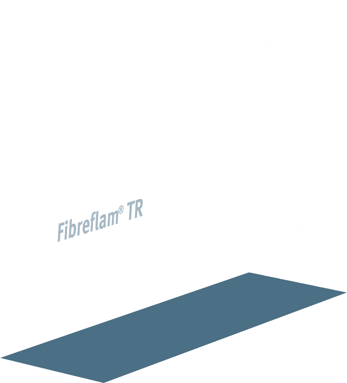 Brandschutz-Vorhang Fibreflam TR strahlungsreduzierend