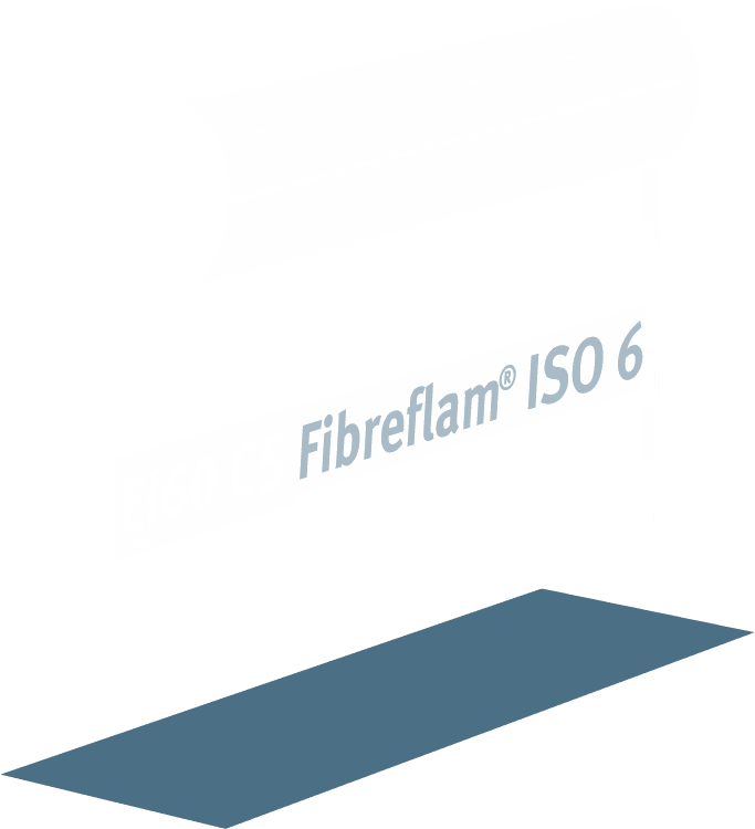 Fire protection curtain Fibreflam ISO 6