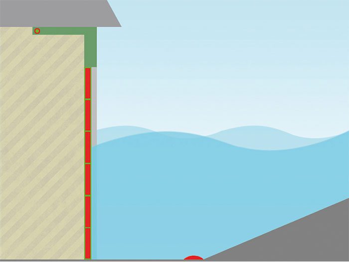 Hochwasserschutztor Hydrowall